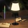Table Lamp Outdoor Table Lamp with Light Sensor, Dimmable Warm White and RGB LED Table Lamp