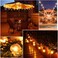 Outdoor Fairy String Lights, 20 LED Waterproof Decorative Lights for Garden, Balcony, Patio &amp; Festive Home Decoration