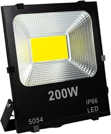 200W Solar Flood Light for Outdoor, Waterproof LED Security Light with Remote Control, High Lumen, Dusk to Dawn Lighting for Garden, Garage, Yard Solar Flood Light