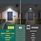 Solar LED Outdoor Spotlight with Remote, High-Capacity Battery &amp; Large Solar Panel, Waterproof Light for Garden &amp; Yard