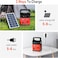 Solar Power Station with Solar Panel, 12V Portable Kit with LED Light, Bluetooth Music Player, FM Radio, USB Charging &amp; Lead-Acid Battery Support Multi-Function Solar Generator