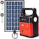 Solar Power Station with Solar Panel, 12V Portable Kit with LED Light, Bluetooth Music Player, FM Radio, USB Charging &amp; Lead-Acid Battery Support Multi-Function Solar Generator