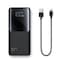 10000mAh Power Bank with LED Display, Fast Charging, Dual USB Output, Type-C Input, High-Capacity Portable Charger for Smartphones &amp; Tablets