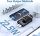 Dual Fast-Charge Power Bank with 10,000mAh, USB-C PD &amp; QC 3.0 &ndash; Portable High-Speed Charger for Smartphones &amp; Tablets