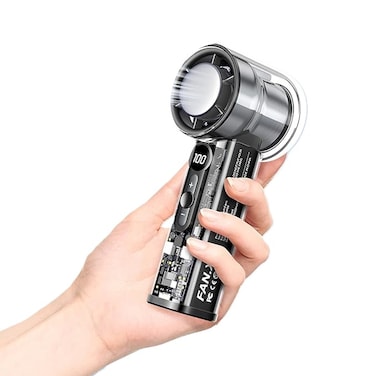 Portable Handheld Fan with LED Display, Rechargeable Mini Travel Fan for Office, Outdoor &amp;&nbsp;Home&nbsp;Use