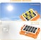 Solar LED Work Lights, 200W Rechargeable Portable USB Flood Light 4 Modes Security Job Site Lighting Waterproof 3000LM for Outdoor Camping Fishing Hiking Car Repairing Emergency