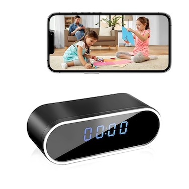 Smart Watch Camera, WiFi HD 1080P Mini Wireless Camera with Night Vision, Motion Detection and Remote Viewing, Nanny Camera for Baby, Elderly, Care