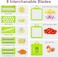 Vegetable Chopper, Onion Chopper, Mandolin Slicer, Pro 10 in 1 professional food Chopper Multifunctional Vegetable Chopper and Slicer, Dicing Machine, Adjustable Vegetable Cutter With Container