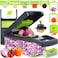 Vegetable Chopper, Onion Chopper, Mandolin Slicer, Pro 10 in 1 professional food Chopper Multifunctional Vegetable Chopper and Slicer, Dicing Machine, Adjustable Vegetable Cutter With Container