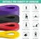 Pull Up Assistance Band Set for Legs, Working Out, Muscle Training, Physical Therapy, Shape Body, Men Women