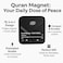 Quran Magnet with Built-in Surah Player, 2-in-1 Design, Preloaded Islamic Recitations, Rechargeable, Perfect for Ramadan and Eid Gifts, Magnet for Fridge for Muslims (Surah Rahman)