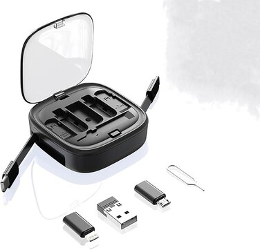 Multifunctional Retractable Charging Cable, Portable USB Cable Organizer for iPhone, Android, Fast&nbsp;Charging