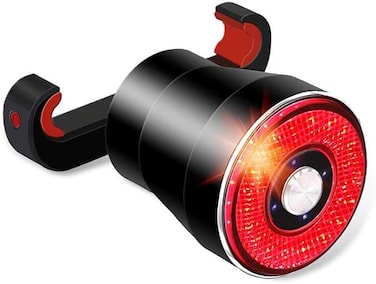 Smart Bike Tail Light, Bicycle Lights with USB Rechargeable Bike Brake Lights, Colorful Cycling Taillights with Waterproof Rear Bike Lights for Mountain Cycling Taillights, and Road Bike