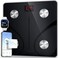 Body Fat Scale Smart BMI Scale Digital Bathroom Wireless Weight Scale, Body Composition Analyzer with Smartphone App sync with Bluetooth, 396 lbs, Black