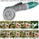 Garden Hose Reel 14M, Compact &amp; Portable Hose Pipe Reel with 8 Adjustable Spray Gun Nozzles, Manual Retractable Garden Water Hose Reel, Outdoor Flexible Hose Reel Set for Garden Patios and Balconies
