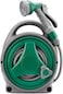 Garden Hose Reel 14M, Compact &amp; Portable Hose Pipe Reel with 8 Adjustable Spray Gun Nozzles, Manual Retractable Garden Water Hose Reel, Outdoor Flexible Hose Reel Set for Garden Patios and Balconies