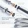 Stainless Steel Handheld Shower Head Set, 5.12in, 3 Spray Settings, Polished&nbsp;Chrome