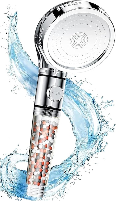 High Pressure Filtered Shower Head For Hard Water And Filtering Impurities, Hand Held Shower Head With Filter&nbsp;Balls