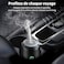 Smart Bakhour Rechargeable Electric Car Incense Burner, USB-C Portable Mini Burner, Aluminum Alloy Design, Strong Power for Fast Burning, Long-Lasting Fragrance