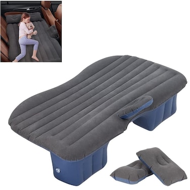 Car Air Mattress Portable Inflatable Air Mattress Bed With Compact Twin Pillows For Travel Camping Vacation Sleeping Suitable For Suvs Rvs Trucks Minivans Etc