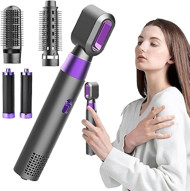 5 in 1 Hair Styler, Curling Iron, Straightener &amp; Hair Curler for Women Hair Styling Tools for Women