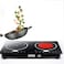 Infrared Double Ceramic Cooker Dual Burner Electric Stove with Touch Control, Fast Heating &amp; Safety Features for Home&nbsp;Kitchen&nbsp;Use