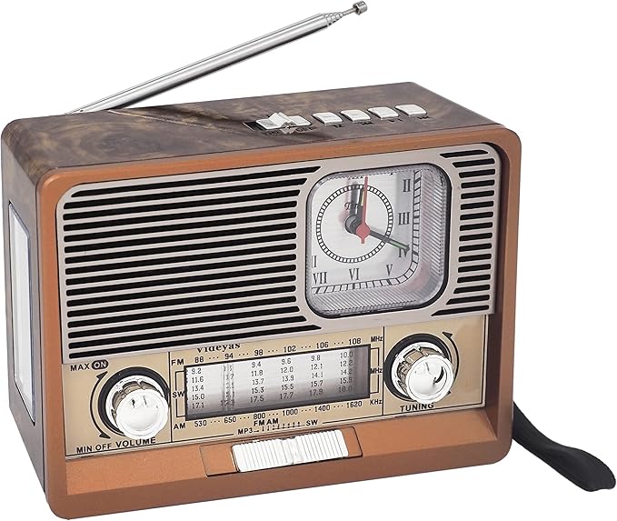 mhr Mhr Radio Retro Vintage Fm With Bluetooth Speaker