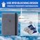 Slim Leather Travel Passport Wallet Casual Solid Credit Card Holder Money Wallet Id Multifunction Documents Flight License Purse Grey
