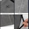 Slim Leather Travel Passport Wallet Casual Solid Credit Card Holder Money Wallet Id Multifunction Documents Flight License Purse Grey