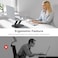 Adjustable Laptop Stand with 360&deg; Rotating Base Portable Ergonomic Laptop Riser for Desk, Fits Laptops up to 15 Inches, Foldable and Easy to Carry, Ideal for Home, Office, and Travel