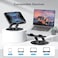 Adjustable Laptop Stand with 360&deg; Rotating Base Portable Ergonomic Laptop Riser for Desk, Fits Laptops up to 15 Inches, Foldable and Easy to Carry, Ideal for Home, Office, and Travel