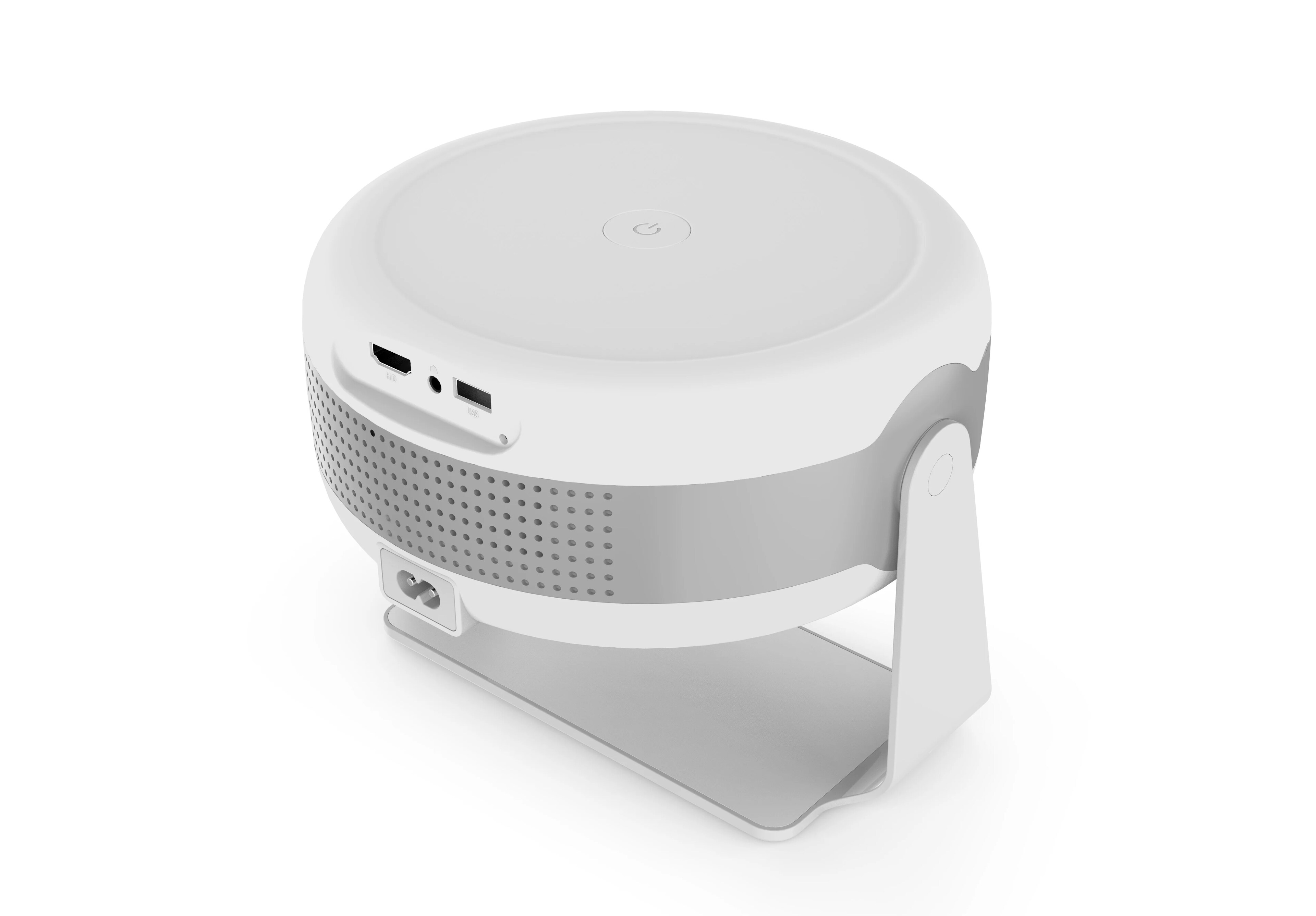 mhr Mhr Portable 4k Ultra Hd Projector 360 Rotating Design Android System