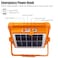 Led Portable Solar Work Light 100W 10000 LM Battery Rechargeable Emergency Work light With 4 Light Modes Flood Light For Power Failure Car Repair Camping Construction Job Site