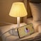 Bedside Lamp with Charging Port &amp; Power Extension, Dimmable Table Lamp with Touch Control, Soft Night Light for Bedroom, Study, Office &amp;&nbsp;Living&nbsp;Room