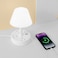 Bedside Lamp with Charging Port &amp; Power Extension, Dimmable Table Lamp with Touch Control, Soft Night Light for Bedroom, Study, Office &amp;&nbsp;Living&nbsp;Room