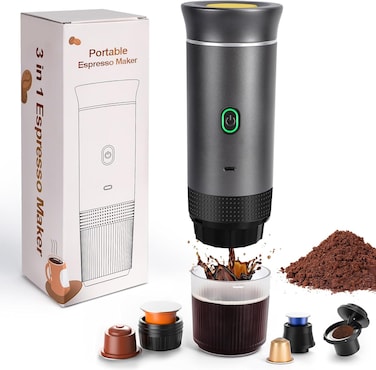 Travel Espresso Maker &ndash; Portable Manual Coffee Machine for Camping, Office &amp; Outdoor Use, Hand Press Espresso&nbsp;Maker