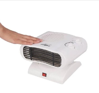 Portable Room Heater 2000W &ndash; Electric, Adjustable Thermostat, Safe&nbsp;for&nbsp;Home