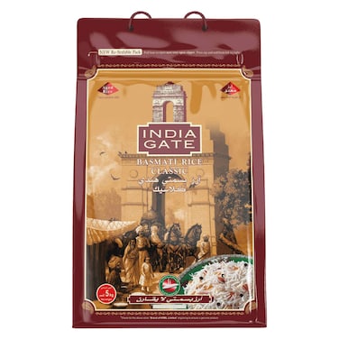 India Gate Classic Basmati Rice, 5kg