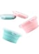 LUTER 2 Pieces Collapsible Dog Bowls Silicone Food Water Travel Bowl with Lids Portable Expandable Pet Feeding Watering Cup Dish for Walking Kennels Camping 350ml (12x12x3cm) (Pink &amp; Blue)