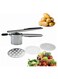 Potato Ricer and Masher with 3 Interchangable Discs Multifunction Fruit Masher Kitchen Supplies Stainless Steel Food Mashers