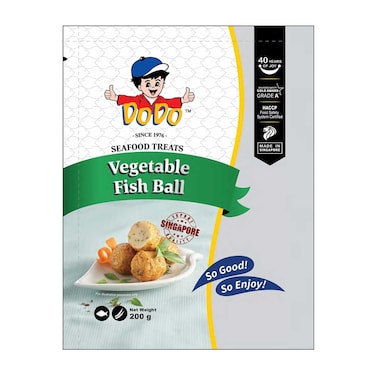 Dodo Vegetable Fish Ball, 200g