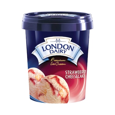 London Dairy Strawberry Cheesecake Ice Cream, 500ml