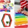 60 Pcs 6&rdquo; Colored Jumbo Wooden Craft Sticks, Rainbow Wooden Popsicle Sticks, Wide Lollipop Sticks, Treat Sticks Ice Pop Sticks fir Creative Designs or Home Art Projects