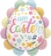 30" Foil Balloon Ruffled Floral Easter Egg