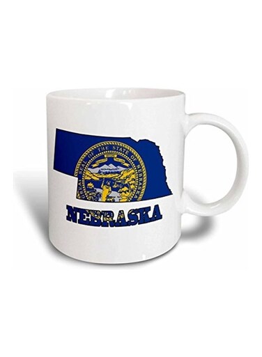 Nebraska State Flag Ceramic Mug Multicolour