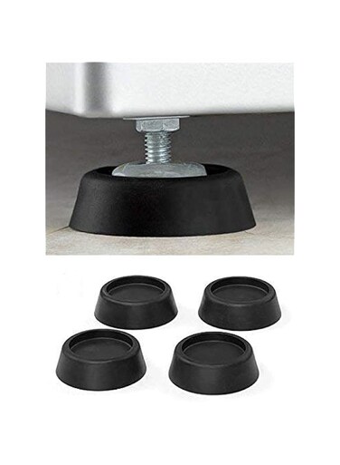 Washing Machine Foot Pads for Anti-vibration and Anti-Walk   Washer and Dryer Anti Slip Mat with Rubber Technology   Ideal for Vibration Reduction and Shock Absorber   Rubber Isolation Feet Set of 4