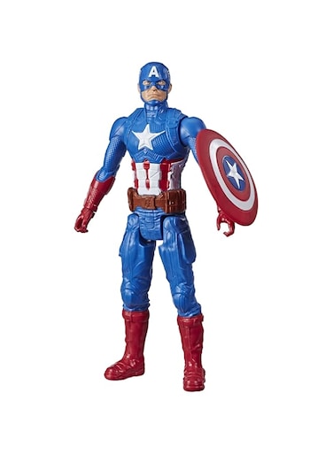 Marvel Avengers Titan Hero Series Captain America Action Figure, 12-Inch, Avengers Toys for Kids Ages 4 and Up