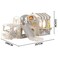 Little Angel Kids Playhouse With Slide - Grey