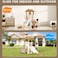 Little Angel Kids Slide, Climber &amp; Basketball Hoop - Coffee