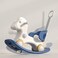 Baby Rocking Horse Ride On Toy for Kids with Handle and Backrest - Blue